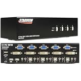 4 Port Dvi/VGA USB KVM Switch