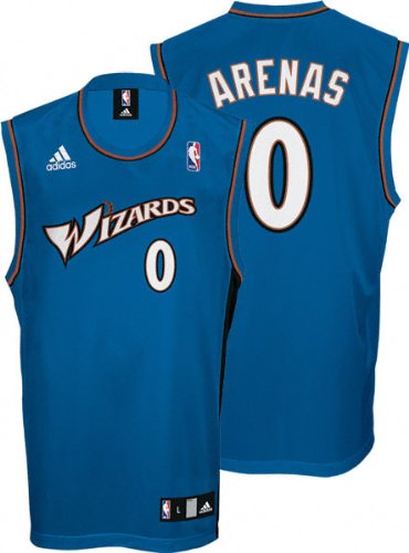 Gilbert Arenas Washington Wizards Blue Replica Adidas NBA Jersey