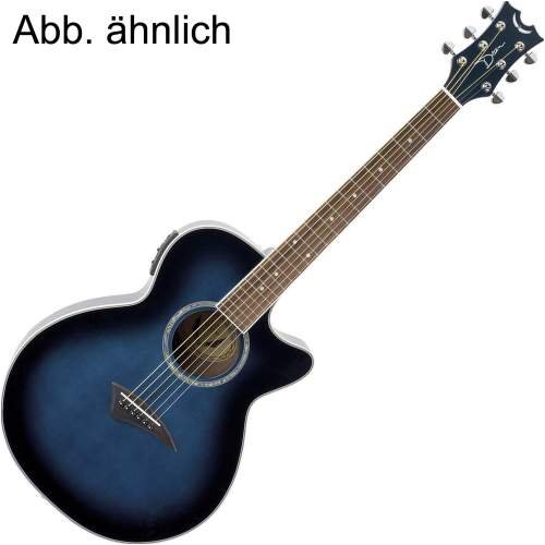 Dean Performer Mini Jumbo Acoustic-Electric Guitar, Classic Black
