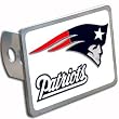 New England Patriots Large Zinc Trailer Hitch Cover - NFL Football Fan Shop Sports Team Merchandise