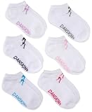 Danskin Girls 7-16 6 Pack Girls White No Show Socks