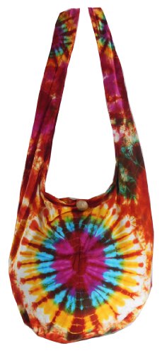 Tie Dye Sling Cross body Shoulder Hippie Boho Hobo Messenger Bag HT174B00CP3UMJE 