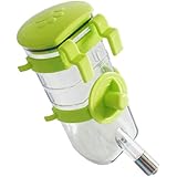 SixKiss No Drip Top-Fill Water Bottle Drinker Pet Water Dispenser(Green)