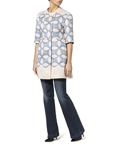 (シスレー) SISLEY コットンポリ総柄7分袖コート