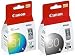 2 Pack Canon PG-30 Black and CL-31 Color Printer Ink Cartridges PG30 CL31 for Canon Pixma iP1800, Pixma MP140, Pixma MP210, Pixma MP470, Pixma MX300, Pixma MX310, Pixma iP2600, Pixma MP190 Printers
