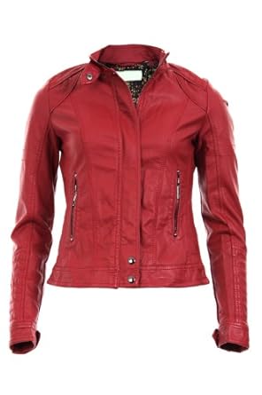 Blouson simili cuir fille