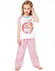 Emily Button™ Pure Cotton Floral Pyjamas