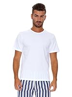 Rochas Paris Camiseta Bordado En El Hombro (Blanco)