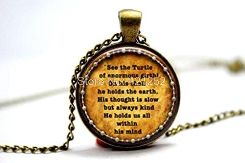 Pretty Lee 2015 Fashion The Dark Tower Quote Pendants Necklace Glass Photo Cabochon Necklace Vision 2 Christmas gift