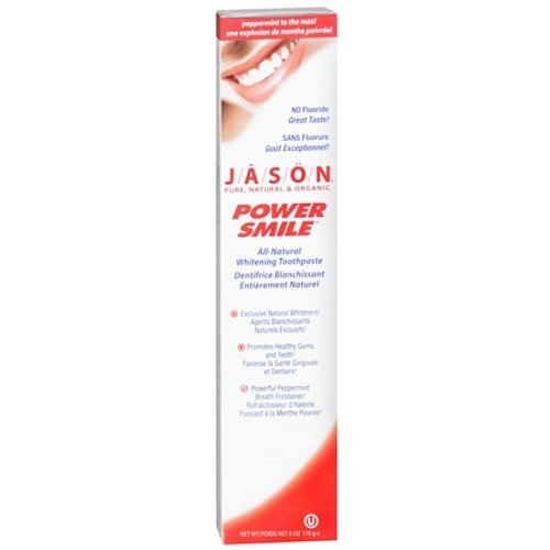 JASON Powersmile, All-Natural Whitening Toothpaste, Peppermint 6 oz (170 g)