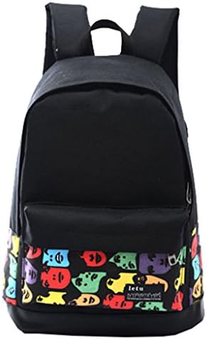 WenVen Printing Canvas Backpack