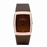 Skagen Men's Swiss Brown Leather Watch #584LRLM