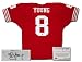 Steve Young San Francisco 49ers NFL Hand Signed Authentic Style Away Red Football Jersey
