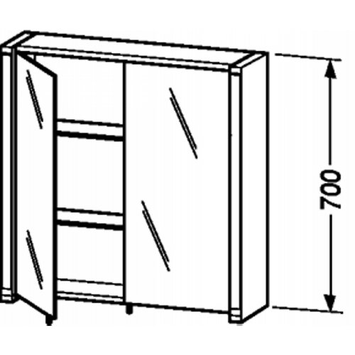 Duravit 7094-86 Medicine Cabinets Medicine Cabinets