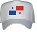 PANAMA FLAG White Hat / Baseball Cap