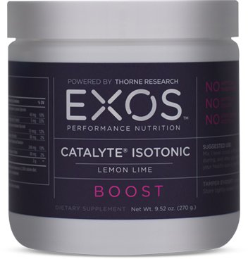EXOS Performance Nutrition - Catalyte Isotonic - Electrolyte Replacement Formula - Lemon Lime Flavor - NSF Certified for Sport® - 9.52 oz. EXOS Performance Nutrition - Catalyte Isotonic - Electrolyte Replacement Formula - Lemon Lime Flavor - NSF Certified for Sport® - 9.52 oz.