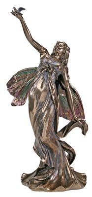 Art Nouveau - Fairy Peace Statue - Ships Immediatly !!