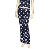 New York Yankees Ladies Navy Blue Tandem Pajama Pants