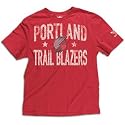 Trail Blazers adidas NBA Crackle Applique Tee - Men's