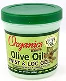Africas Best Organic Olive Oil Gel Twist & Lock 15 oz. Jar (3-Pack) with Free Nail File