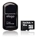 ELAGO Mobile Micro SD & M2 Reader (Black) + Sandisk 16GB Microsdhc Memory Card