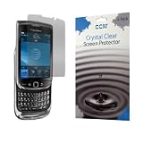CCM® Screen Protector Film Matte Clear (Anti-Glare) for Blackberry Torch 9800 Slider (4-Pack, 2 Clear + 2 Anti-Glare)