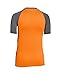 Under Armour Boys' HeatGear Armour Up Digi Fitted Short Sleeve Shirt, Graphite (040)/Traffic Cone Orange, Youth Large
