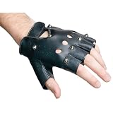 Studded Fingerless Gloves