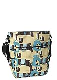 Amy Michelle - Rodeo Drive Diaper Bag - Chocolate Modern With Turquoise Lining