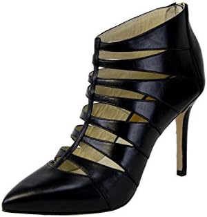 Michael Kors Mavis Back Zip Shootie/Bootie Black Cage Style Dress Shoe Size 5