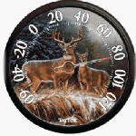 Outdoor Living : Taylor #6709E 13-1/2"Deer Thermometer