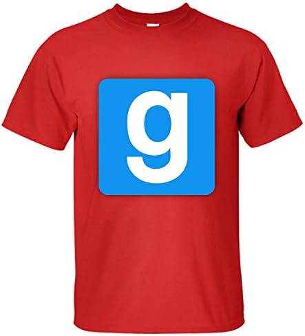 XANAN Garry's Mod Logo Men Short Sleeve T Shirt red XXL