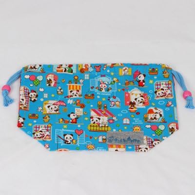 Palpitation panda Sky Blue Drawstring (medium) (japan import)