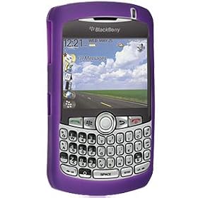 BlackBerry Curve 8310 Silicone Skin Case (Purple)