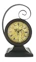 World Map Shelf Mantle Clock Roman Numeral Antique Style