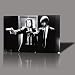 PULP FICTION: Vincent Vega & Jules Winnfield HUGE Framed Canvas Art,ready To Hang,NEW