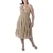 Women's Plus Size Marisol Gauze Dress- Khaki