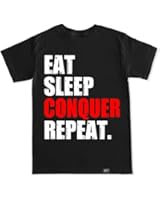 FTD Apparel Men's Eat Sleep Conquer Repeat T Shirt