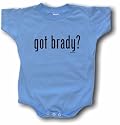 got brady? Logo Baby/Infant Onesie 12 Month Blue