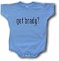 got brady? Baby/Infant Onesie 18 Month Blue