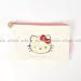 Hello Kitty Flat Cosmetic Case Makeup Bag White