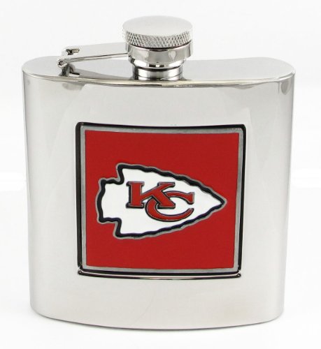 Kansas City Chiefs - NFL Stainless Steel Hip Flask