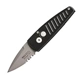 Pro-Tech - Stinger, Bead Blast Blade, Black Handle, ... thumbnail