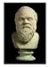 Portrait Bust of Socrates, Copy of Greek Early 4th Century BC Original Giclee Poster Print