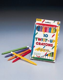 Childrens Toyshop  Toys : Mini Twist Up Crayons (8)