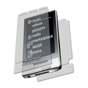 Skinomi TechSkin - Invisible Protector Shield Full Body Skin Microsoft Zune HD + LIFETIME REPLACEMENTS