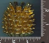 *1, NEW, PINECONE CANDLE HOLDER, GOLD, 1, PINE CONE HOLDER, for, TAPERED, CANDLES, RESIN, PINE CONES, is APPROXIMATELY 9 AROUND, 3 ACROSS, & 2 1/2 TALL, CUP is 7/8 WIDE & 3/4 DEEP for, TAPERED CANDLE, NICE ADDITION to ANY HOME, ASTRODEALSCOM,