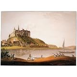 Christian August Gunther (Meissen, Schlossberg from the opposite bank of the river Elbe from) - 11x17