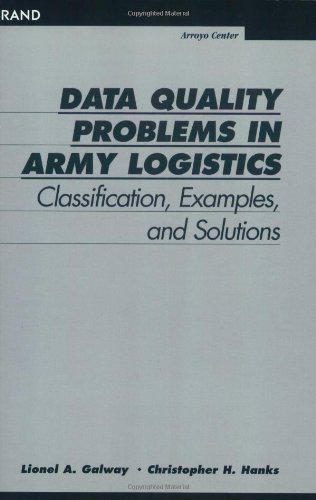 Data Quality Problems in Army Logistics: Classification, Examples, and Solutions