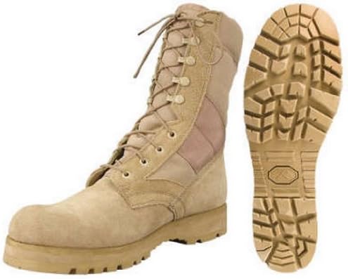 Combat Boots Desert Tan Lug Sole Military Boots